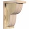 Ekena Millwork Crestline Rough Sawn Corbel w/Backplate, Douglas Fir, 6"W x 8"D x 12"H COR06X08X12CRE01RDF - alternate 1